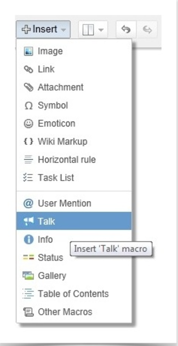 Talk for Confluence screenshot