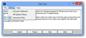 Talk Text screenshot 2