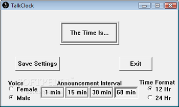 TalkClock screenshot