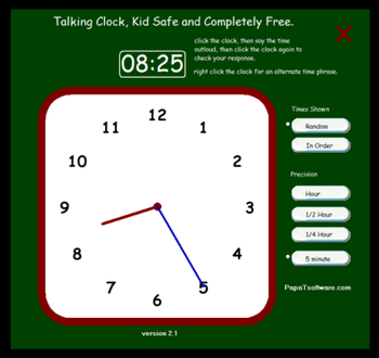 Talking Clock screenshot