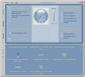 Talking Desktop Clock screenshot