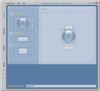 Talking Desktop Clock screenshot 4