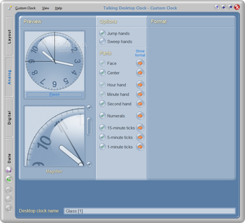 Talking Desktop Clock screenshot 5