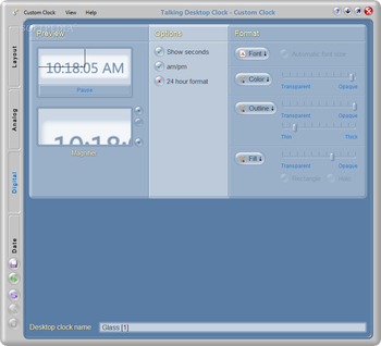 Talking Desktop Clock screenshot 6