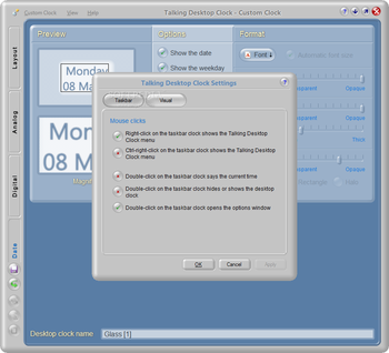 Talking Desktop Clock screenshot 8