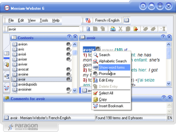 Talking Merriam-Webster English-French Dictionary screenshot 4