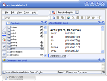 Talking Merriam-Webster English-French Dictionary screenshot 5