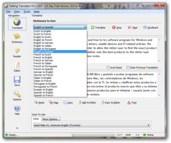 Talking Translator Pro screenshot 2