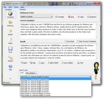 Talking Translator Pro screenshot 3