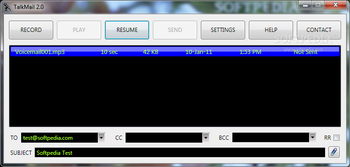 TalkMail screenshot