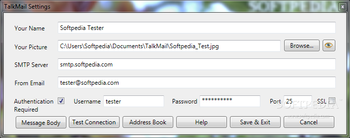 TalkMail screenshot 2