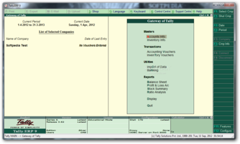 Tally.ERP 9 screenshot