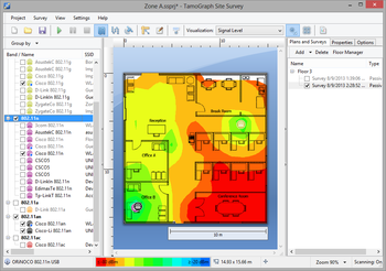 TamoGraph Site Survey screenshot