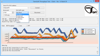 TamoSoft Throughput Test screenshot 3