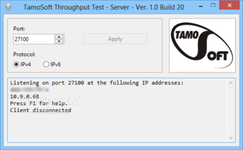 TamoSoft Throughput Test screenshot 6