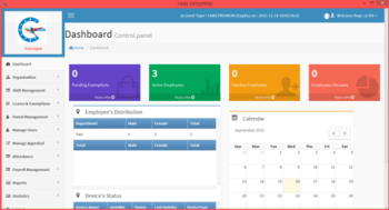 TAMS Enterprise screenshot