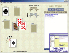 Tams11 Euchre screenshot