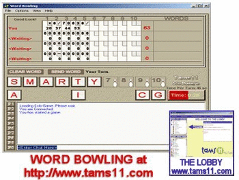 Tams11 WordBowling screenshot