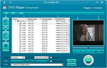 Tanbee DVD Ripper screenshot