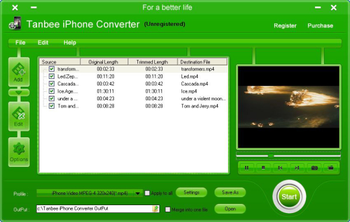 Tanbee iPhone Converter screenshot