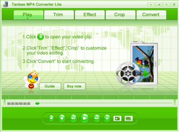 Tanbee MP4 Converter Lite screenshot