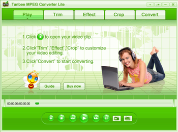 Tanbee MPEG Converter Lite screenshot