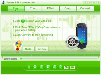 Tanbee PSP Converter Lite screenshot