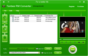 Tanbee RM Converter screenshot