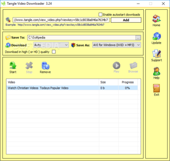 Tangle Video Downloader screenshot