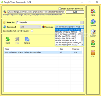 Tangle Video Downloader screenshot 2