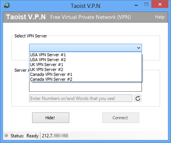 Taoist VPN screenshot