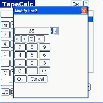 TapeCalc screenshot