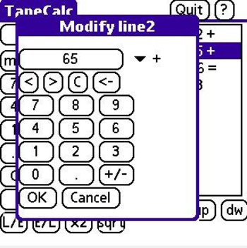 TapeCalc screenshot 2