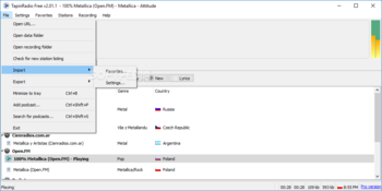 TapinRadio Portable screenshot 2