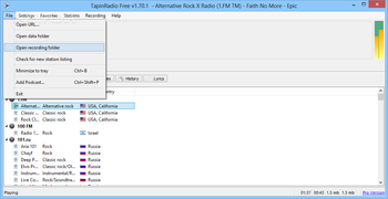 TapinRadio screenshot 2