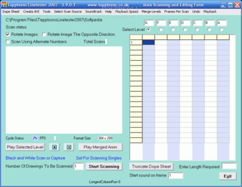 Tapptoons Linetester screenshot