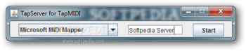 TapServer for TapMIDI screenshot