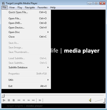 Target Longlife Media Player screenshot 2