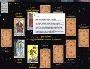 Tarot Astrological Spread screenshot 2