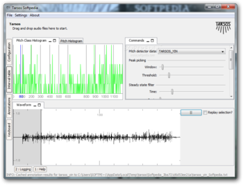 Tarsos screenshot