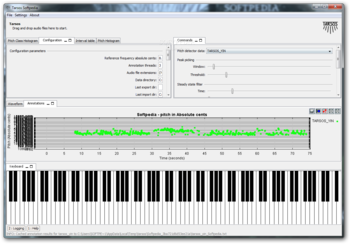 Tarsos screenshot 2