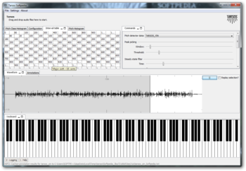 Tarsos screenshot 3