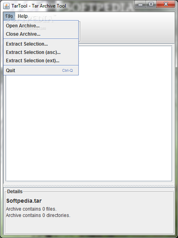 TarTool screenshot 2