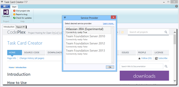 Task Card Creator (formerly Scrum Task Board Card Creator) screenshot