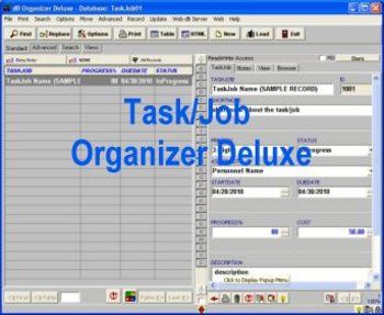 Task Job Organizer Deluxe screenshot 2