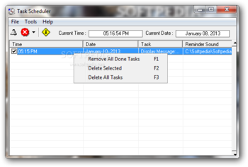 Task Scheduler screenshot