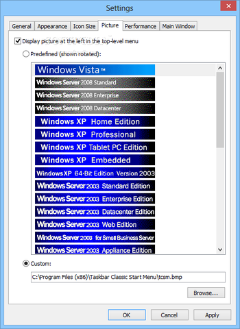 Taskbar Classic Start Menu screenshot 5