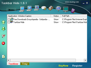 Taskbar Hide screenshot