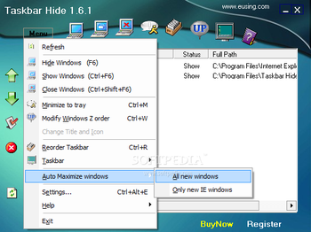 Taskbar Hide screenshot 3