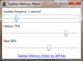 Taskbar Meters screenshot